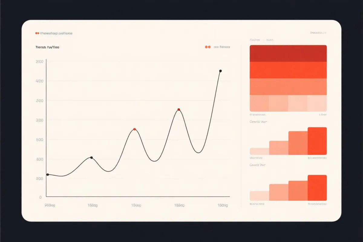 走势图与热力图示意