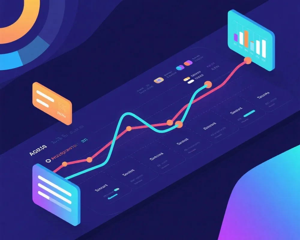 趋势分析与历史数据展示示意图